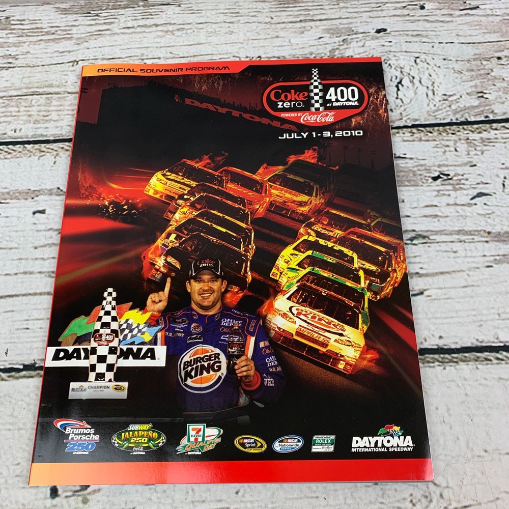 NASCAR‎ Daytona Coke Zero 400 Official Souvenir Program July 2010 Collectible
